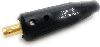 Lenco 05313, LDP-70M Black, 50 mm Dinse, Pack of (1)