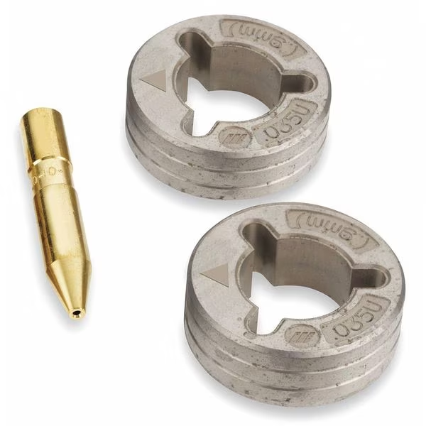 Miller Electric replacement drive rolls kit, Miller Electric 190300 Drive Roll Kit .035/.045 for arc welding power source with wire sizes 0.035 to 0.045, available in a pack of 1.