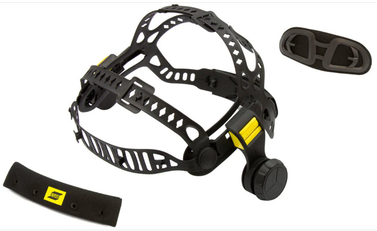 ESAB Sentinel A60 Halo Headgear showcasing advanced design for optimal comfort and protection, perfect for welders and fabricators.