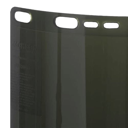 Jackson Safety 29080, Face Shield, 8" x 15.5" x 0.06", Polycarbonate, Shade 5 Tint (Case of 12)