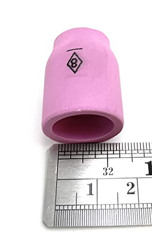 Weldmark By CK Alumina Nozzle For Small Gas Lens Torch # 9, 20, 25 PK = 10 (53N61S - 1/2")
