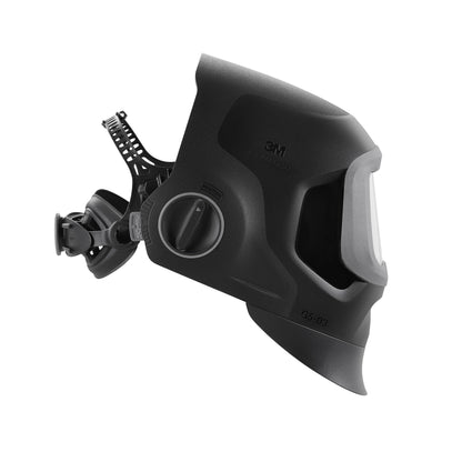 Detailed view of the 3M Speedglas G5-03 Pro Welding Helmet 10-0100-30TW illustrating the Natural Color Technology for enhanced visibility of the weld pool.