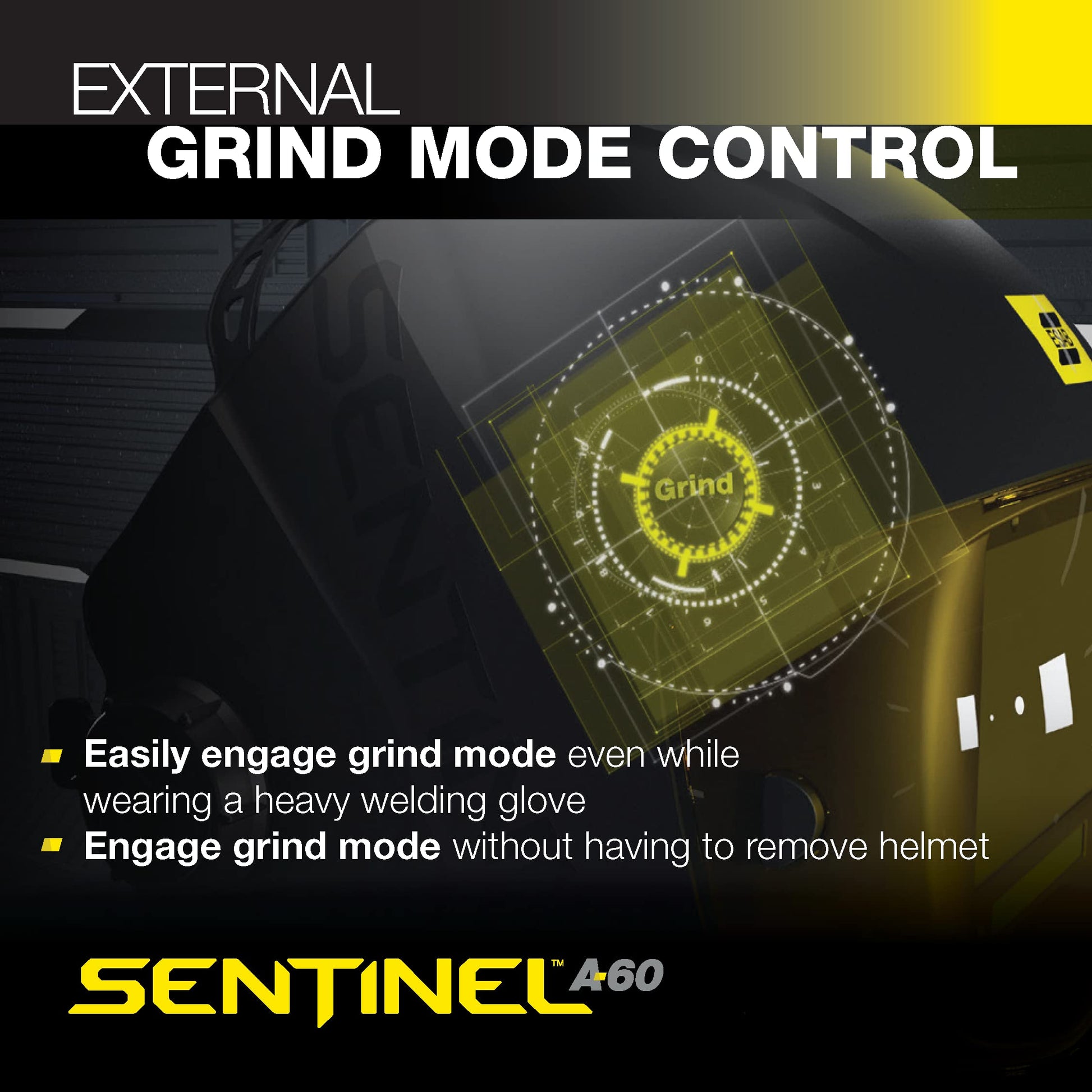 ESAB 0700600860 Sentinel A60 Welding Helmet, ideal for professional welding with superior optical clarity and comfort.