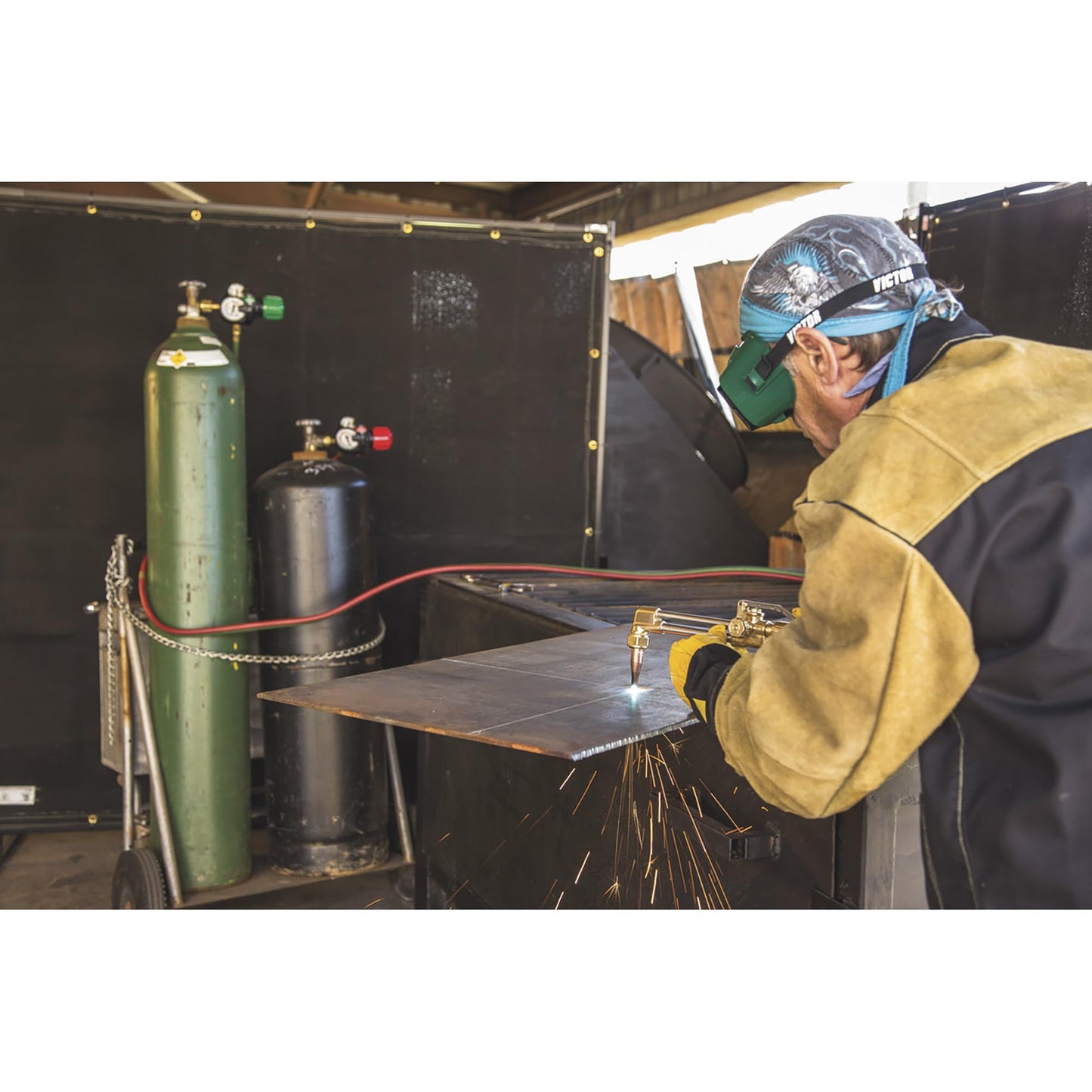 Victor 0384-2580, Medalist 250 Classic 540/510 Acetylene, Medium Duty Torch Kit