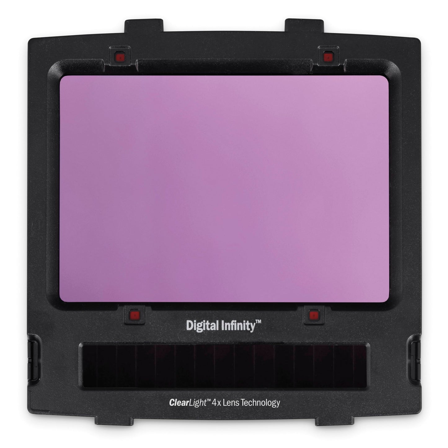 Miller Digital Infinity™ Black, ClearLight 4X - Auto Darkening Welding Helmet for Men with Light State and 4 Arc Sensors - Welding Mask with 13.4 sq. in. Viewing Area - Lightweight Welding Hood