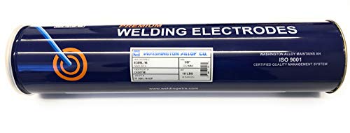 Washington Alloy 309L-16 Stick Electrode 10 LB. Package - 1/8" X 10LB. Stainless steel welding rod from Washington Alloy Co. for welding austenitic stainless steels and carbon steels.