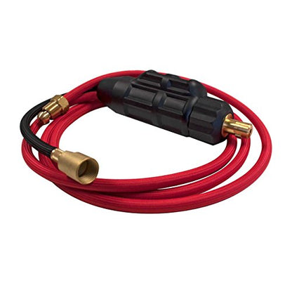 CK Worldwide CK SLWHAT-35M SafeLoc Male Dinse 35M (1/2") Water-Cooled Gas-Thru featuring a durable dinse style cable connector for safe TIG power cable connections.