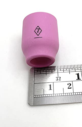 Weldmark By CK Alumina Nozzle For Small Gas Lens Torch # 9, 20, 25 PK = 10 (53N61-7/16")