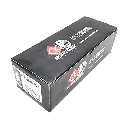 Weldmark CK 57N75 Alumina TIG Nozzle Large Gas Lens 17 18 26 3/8" 10-Pack