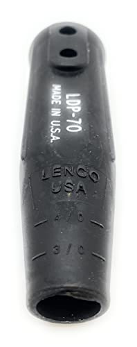Lenco 05313, LDP-70M Black, 50 mm Dinse, Pack of (1)