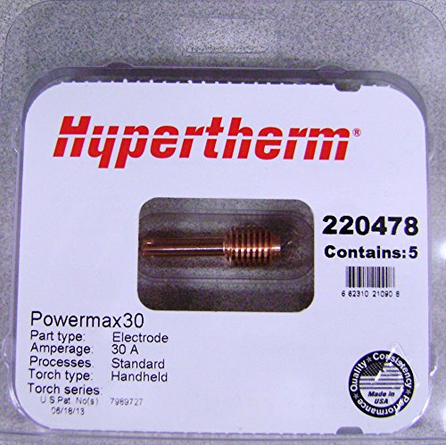 Hypertherm 220478 Plasma Electrode showcasing premium quality - Hypertherm Powermax Electrode designed for Powermax 30.