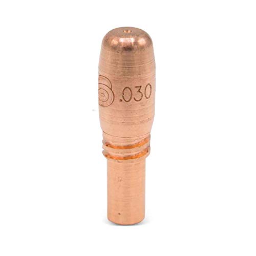 Bernard AccuLoc-S Contact Tip Pack of 10 for Wire Size 0.030" by Miller Electric Mfg. - High-quality contact tip for welding.
