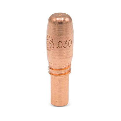 Bernard AccuLoc-S Contact Tip Pack of 10 for Wire Size 0.030" by Miller Electric Mfg. - High-quality contact tip for welding.