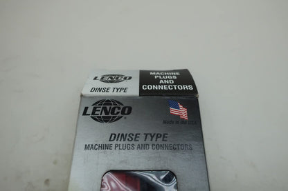 Lenco LDP-50M-Set 50mm Dinse Male Welding Machine Plugs Red Black 2 Pack