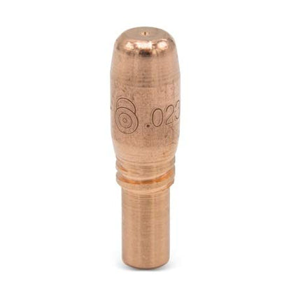 Bernard AccuLoc-S Contact Tip (Pack of 10) for .023" wire size, manufactured by Miller Electric Mfg. Ideal contact tip for welding applications.