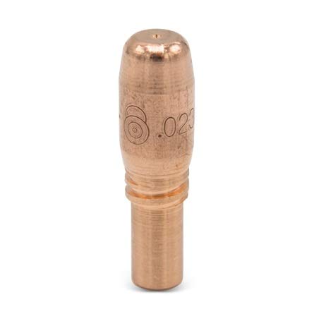 Bernard AccuLoc-S Contact Tip (Pack of 10) for .023" wire size, manufactured by Miller Electric Mfg. Ideal contact tip for welding applications.