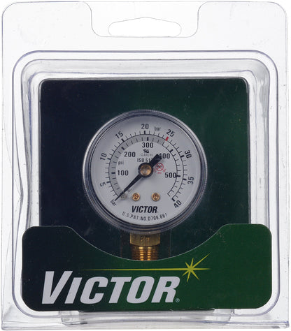 Victor 1435-0093RP Replacement Gauge, 1.5 25L/m(50CFH), AR/CO2