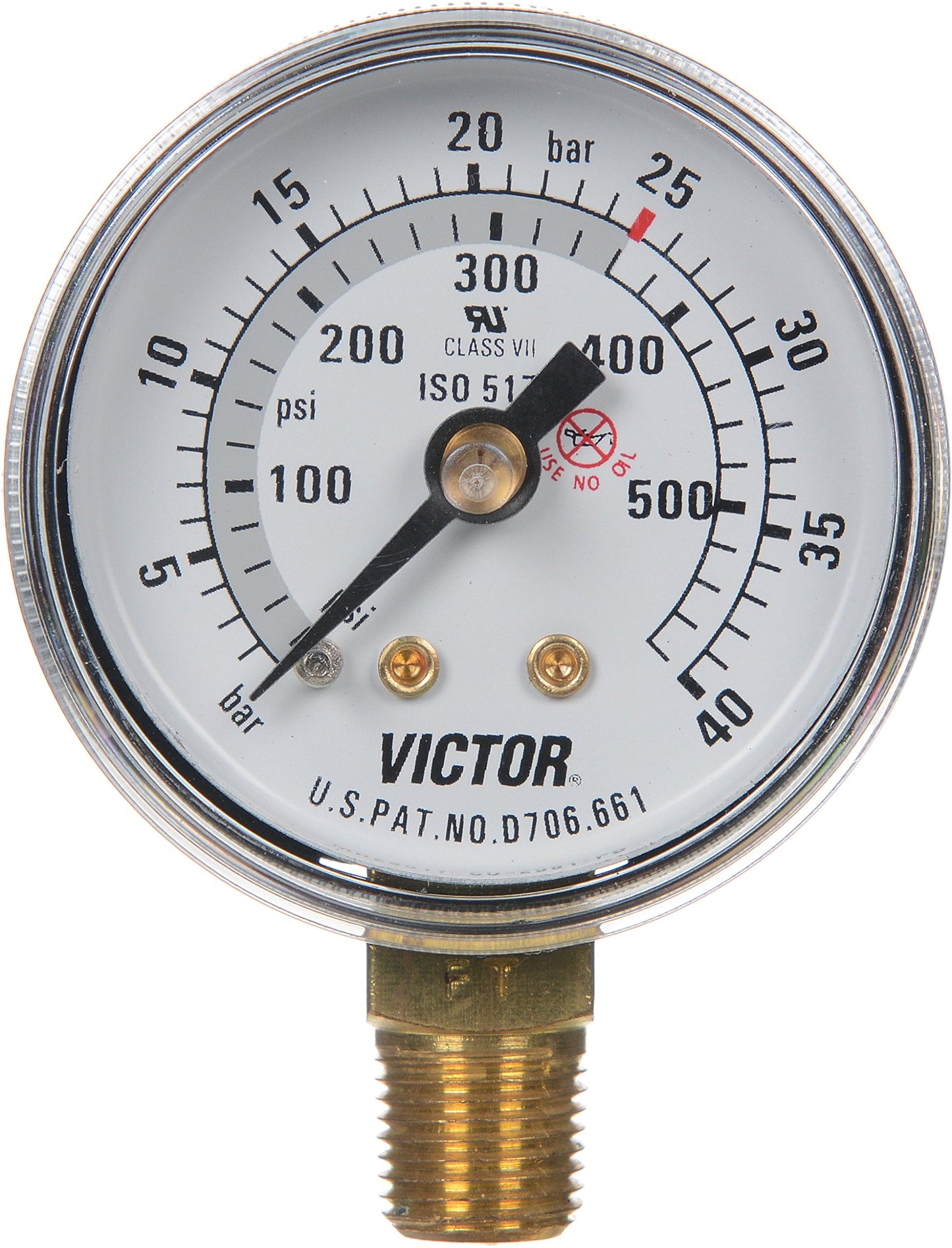 Victor 1435-0093RP Replacement Gauge, 1.5 25L/m(50CFH), AR/CO2