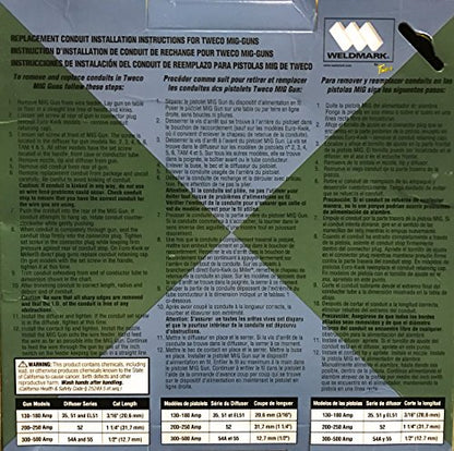Tweco 42404515 Conduit Liner (.040"-.045" / 1.0-1.2 mm) - Package of 1