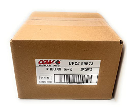 CGW 59573, 3" Roll-on 2-PLY ZA-60, Pack of (25)