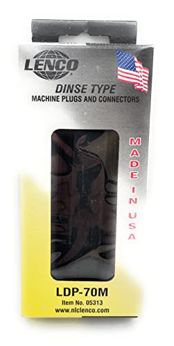 Lenco 05313, LDP-70M Black, 50 mm Dinse, Pack of (1)