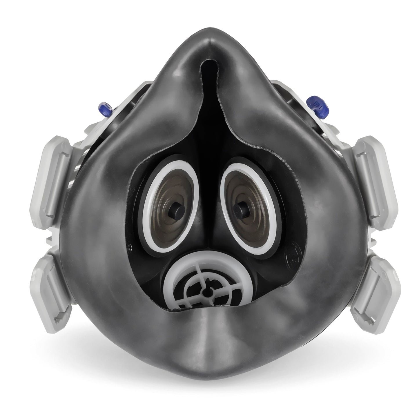 Miller 295273 LPR-100 Gen. II Half Mask Respirator with advanced filters, designed for comfort under welding helmets. Essential half mask respirator with nuisance organic vapor relief.