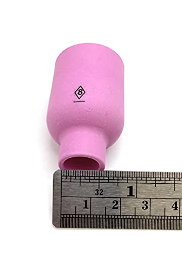 Weldmark By CK Alumina Nozzle For Large Gas Lens Torch # 17,18,26 PK = 10 (57N74-1/2")