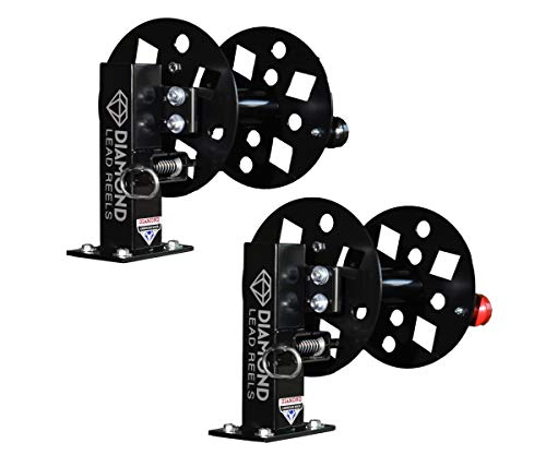 Diamond Lead Reels Heavy Duty Single Welding Cable Lead Reels USA Made 10" Set of (2)