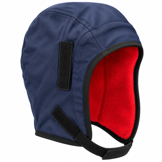 Anchor 130F Medium Duty Winter Liner Blue Red Fleece Hard Hat Liner