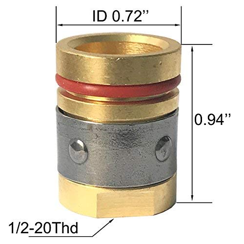 Close-up of 169-729 Miller Style M-25 Nozzle Retainer by Arc Weld - Masterweld, essential for secure nozzle fit and reliable welding performance.