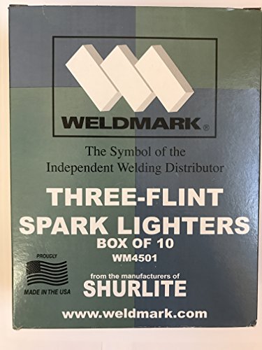 Three Flint Spark Lighter - 10 Per Pack