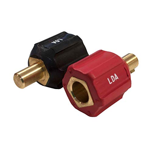 Lenco 05335 LDA set by Lenco Marine featuring Lenco LC40 male adapter with red color connector.
