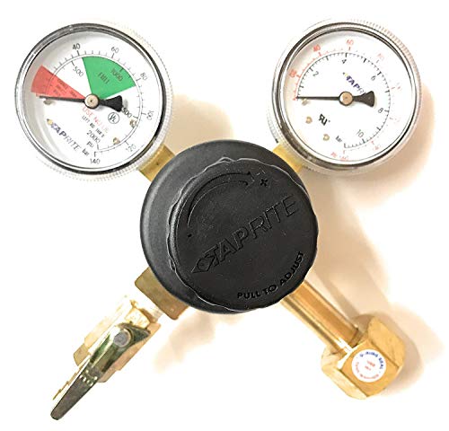 Taprite T5741, Co2 Regulator, 0-160 PSI Outlet, Pack of (1)