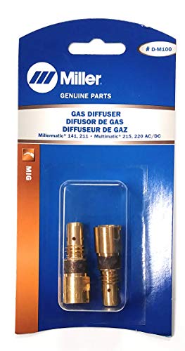 Miller Gas Diffuser D-M100 for MDX-100 MIG Welding Gun, 2 per pack