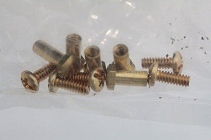 Collection of screws included with the Bernard 1880155 EZII Slim Handle Kit, essential for secure assembly and support in welding handling efficiency.