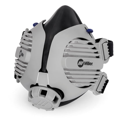Miller 295273 LPR-100 Gen. II Half Mask Respirator featuring ergonomic design for comfort and nuisance OV relief. Ideal half mask respirator for welding applications.