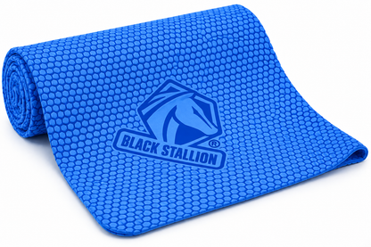 Black Stallion AH7055-BL PVA Cooling Towel Blue 29" x 12"