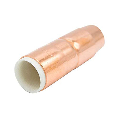 Miller Electric Nozzle,15.9mm Bore,Copper, 5/8" Bore - 1/8" Recess