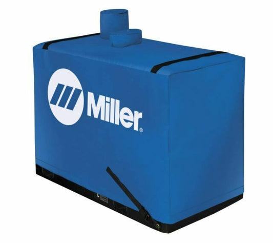 Miller 195136 Welder Cover for protection - Heavy-duty protective cover featuring the Miller logo, designed for machine drive accessories.