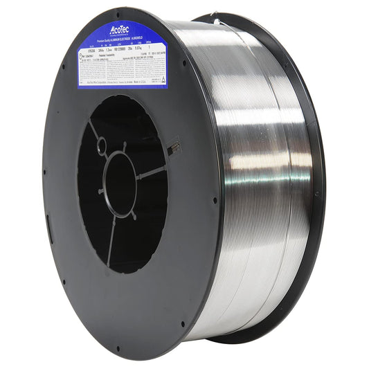 Alcotec 404320047 ER 4043 Aluminum MIG Wire, 3/64" diameter, 20# spool for superior welding performance. Perfect for GMAW of aluminum materials.