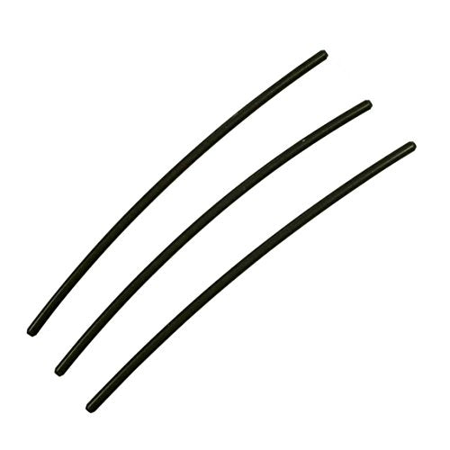 Miller Electric Miller 136682 Teflon Liner for Spoolmatic 30A MIG Guns - .023-.035" x 6.875", Pack of 3. Image shows three black liner tubes designed for welding applications.