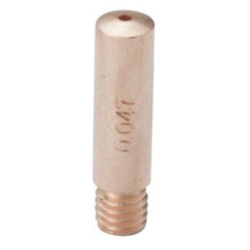 Miller Electric Miller 199389 Contact Tip .047, showing a precision-crafted contact tip for welding, designed for enhanced performance in welding applications, available in a pack of five.