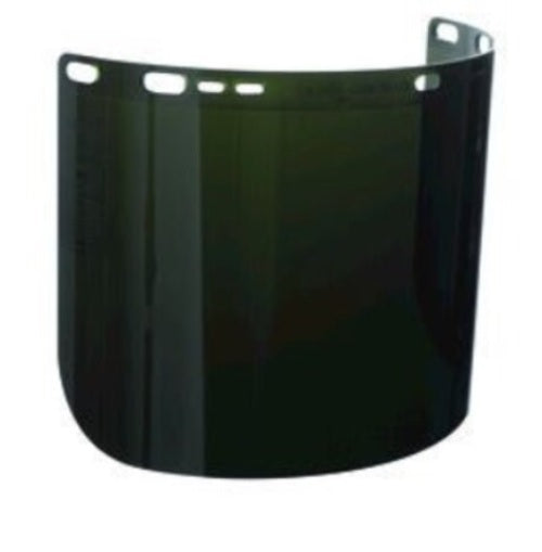 Jackson Safety 29080, Face Shield, 8" x 15.5" x 0.06", Polycarbonate, Shade 5 Tint (Case of 12)