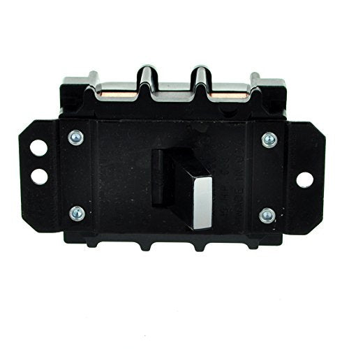 Miller Electric Miller 250006 DPST Toggle Switch with voltage rating of 600 VAC and 40 A current rating, designed for Shopmate 300 DX and Syncrowave 200.