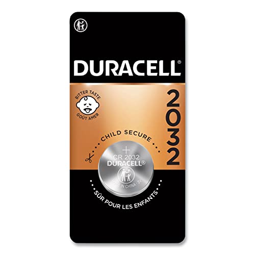 Duracell DL2032BPK Button Cell Lithium Electronics Battery, 2032, 3V, 6/Box