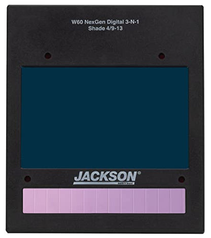Jackson Safety 16622 NexGen 3-In-1 Digital ADF Cartridge showcasing the replacement variable filter with a dark lens, optimized for welding visibility with customizable shades.