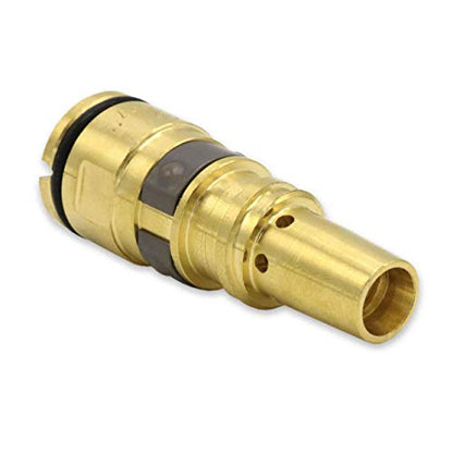 Miller 1070117 M-25 Mig Gun Conversion Pack of 2 featuring a brass AccuLock S Diffuser with internal cooling capabilities, designed by Bernard Welding.