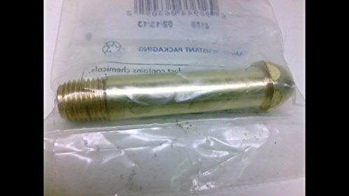 Western Enterprises 15-3SF Brass Regulator Inlet Nipple, showcasing the brass material and threaded design for gas regulator connections.