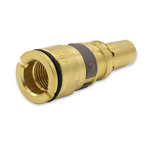 Miller 1070117 M-25 Mig Gun Conversion Pack of 2 component showcasing a brass taper connection designed for efficient electrical conductivity by Bernard Welding.