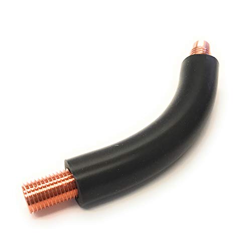 Miller 1040087 MDX-100 Gooseneck, high-quality replacement for Miller MIG gun, by Bernard Welding, showcasing durable construction and ergonomic design for efficient welding.